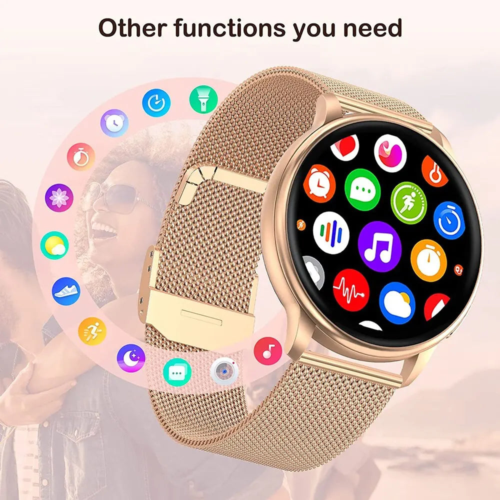 MEVADEN Y22 Bluetooth Call Smart Watch – Custom Dial | Fitness & Health Tracker | Android & iOS
