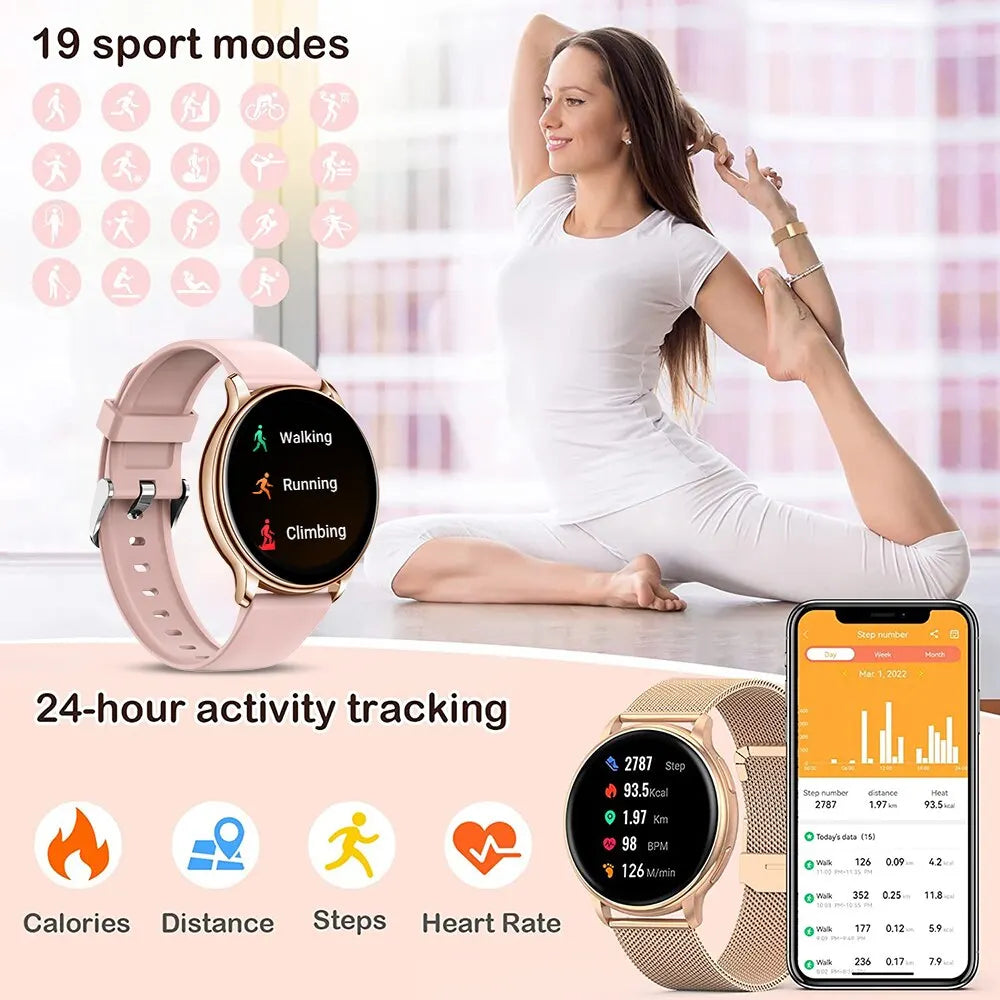 MEVADEN Y22 Bluetooth Call Smart Watch – Custom Dial | Fitness & Health Tracker | Android & iOS