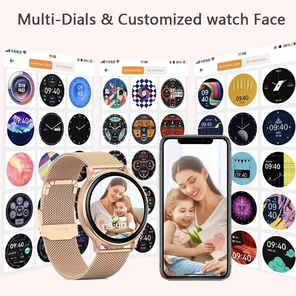 MEVADEN Y22 Bluetooth Call Smart Watch – Custom Dial | Fitness & Health Tracker | Android & iOS