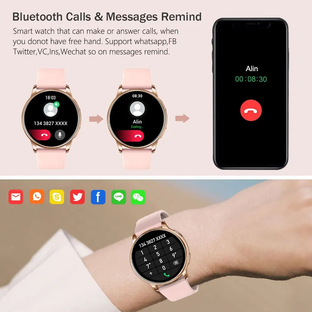 MEVADEN Y22 Bluetooth Call Smart Watch – Custom Dial | Fitness & Health Tracker | Android & iOS
